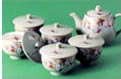 Tea set w/lids